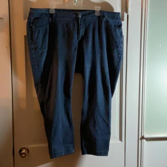 D. Jeans Denim - d. jeans Dark Blue size 20W Cropped jeans